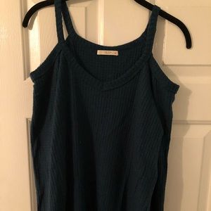 Cold Shoulder long sleeve sweater